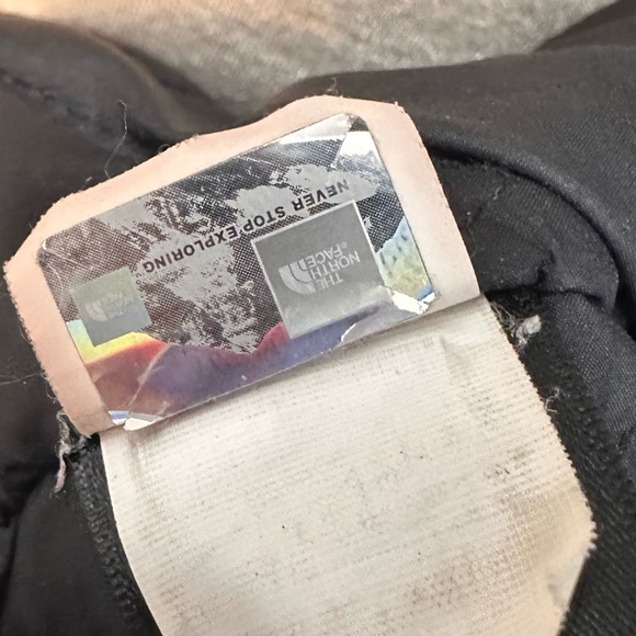 The North Face Women's Large Midweight Hooded Woodmont Parka Jacket Black EUC - Picture 8 of 9